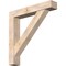 Ekena Millwork Traditional Block Smooth Bracket w/ Offset Brace, Douglas Fir, 7 1/2"W x 44"D x 44"H BKT0806X44X44TRA05SDF - alternate 1